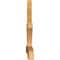 Ekena Millwork Davenport Rough Sawn Timber Gable Bracket, Western Red Cedar, 108"W x 49"H x 4"D x 6"F, 11/12 Pitch GBW108X49X0406DAV00RWR - alternate 5